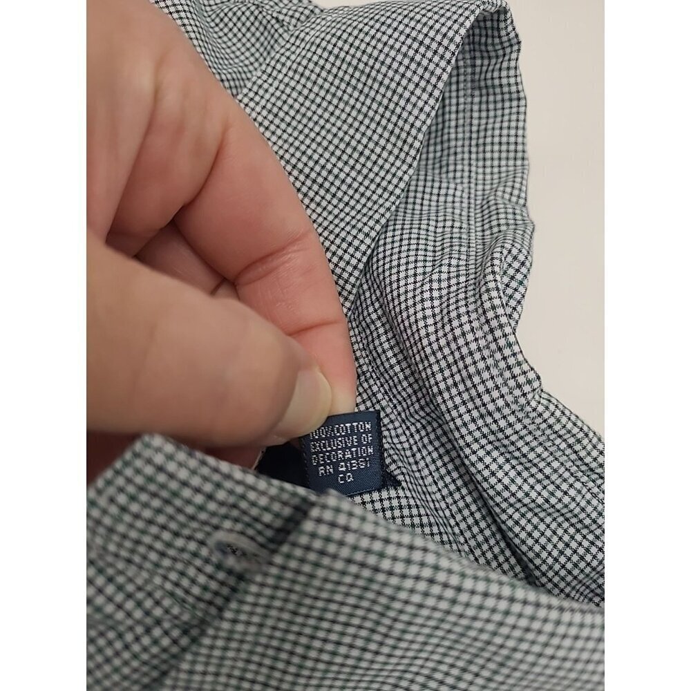 Ralph Lauren Classic Fit Button Down Shirt Men's Size 34/35 16.5 Checkered - Picture 6 of 8